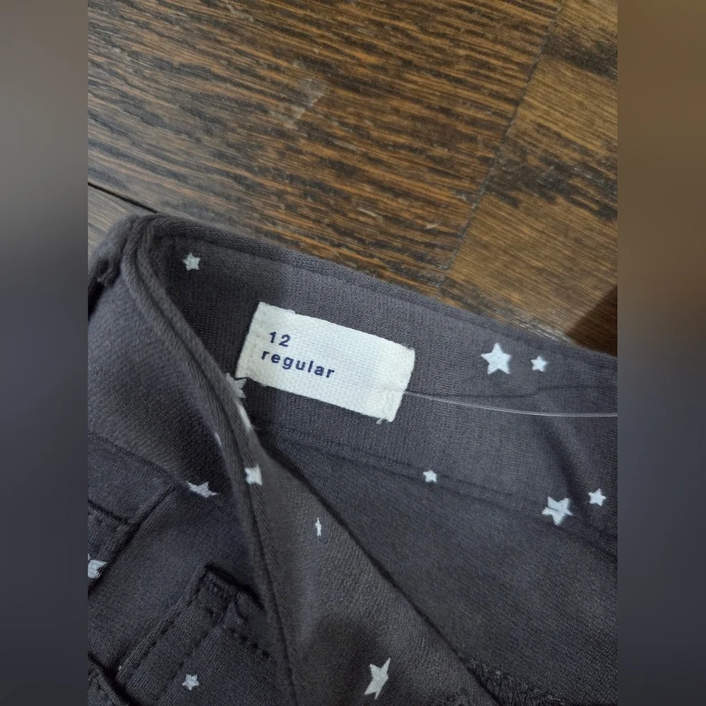 NWT Gap Gray Star-Patterned Kids Pants Sz.12